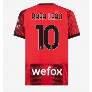 AC Milan Rafael Leao #10 Replika Hjemmebanetrøje 2023-24 Kortærmet